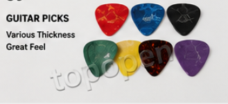 Multi-Color Guitar Picks Set